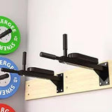 Heavy Wall Dips – Chest Wall Parallel for Triceps, Core Muscles | 180kg Steel Design with Padded Armrests & Multiple Handles | Home Gym Equipment SportQ