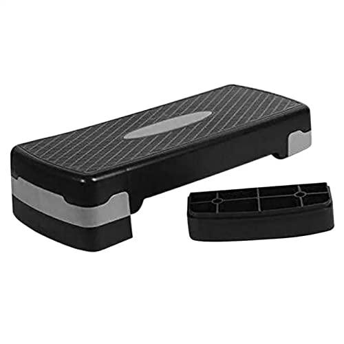 SportQ black aerobic step platform with adjustable riser for home gym workouts in Egypt