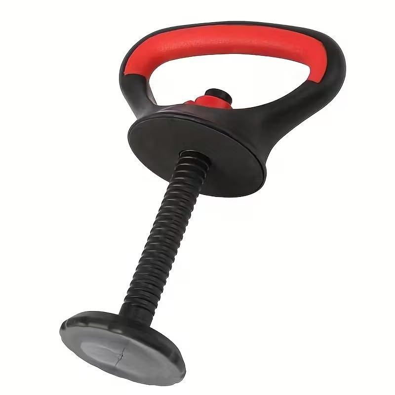 Adjustable Kettlebell Handle to Convert Weights to Kettlebell – Comfortable Wide Handle with Double Lock & Stable Base – Suitable for Strength & Cardio Training at Home – Fits All Weights SportQ