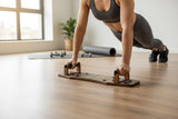 لوح تمارين بوش اب احترافي قابل للطي – Push Up Board متعدد الوضعيات لتقوية الصدر والكتف والذراع – تصميم خشب قوي مع قاعدة مانعة للانزلاق – جهاز تمارين منزلية كامل