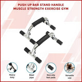 حامل بوش اب احترافي Push Up Bars – جهاز تمارين الضغط لتقوية الصدر والذراع – مقابض رياضية مانعة للانزلاق – تصميم فولاذ قوي للتمارين المنزلية والجيم