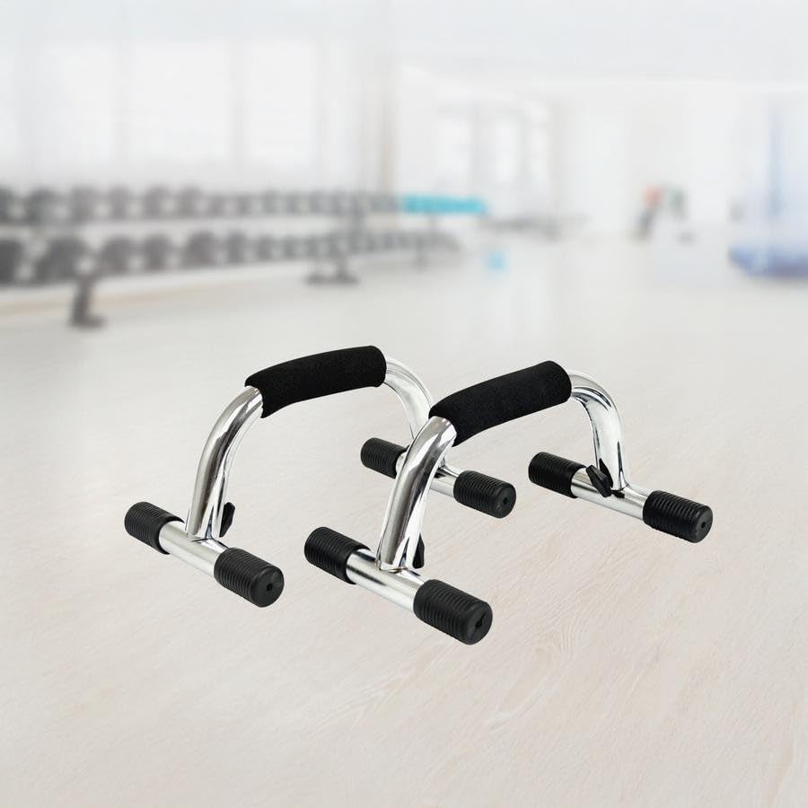 حامل بوش اب احترافي Push Up Bars – جهاز تمارين الضغط لتقوية الصدر والذراع – مقابض رياضية مانعة للانزلاق – تصميم فولاذ قوي للتمارين المنزلية والجيم