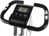 دراجة تمارين منزلية قابلة للطي X-Bike بمقعد مريح ومسند ظهر – شاشة LCD لقياس السرعة والسعرات والمسافة – 10 مستويات مقاومة – تتحمل حتى 150 كجم – مناسبة للتخسيس والكارديو في المنزل