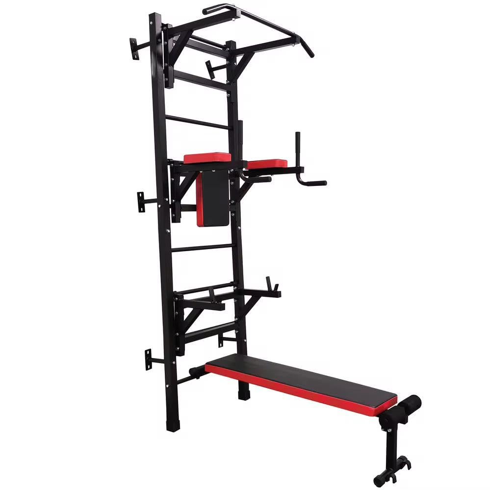 SportQ Multifunctional Home Gym Machine with Pull-Up and Abdominal Workout Stand – Strong Wall Device for Comprehensive Exercises for Chest, Arm, Abdominal ‎SportQ