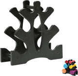 SportQ 3-Tier Dumbbell Storage Rack – Light & Sturdy Hand Weight Stand, Stable & Easy Assembly, Suitable for Home & Gym – Heavy Duty Reinforced Plastic (No Dumbbells) ‎SportQ