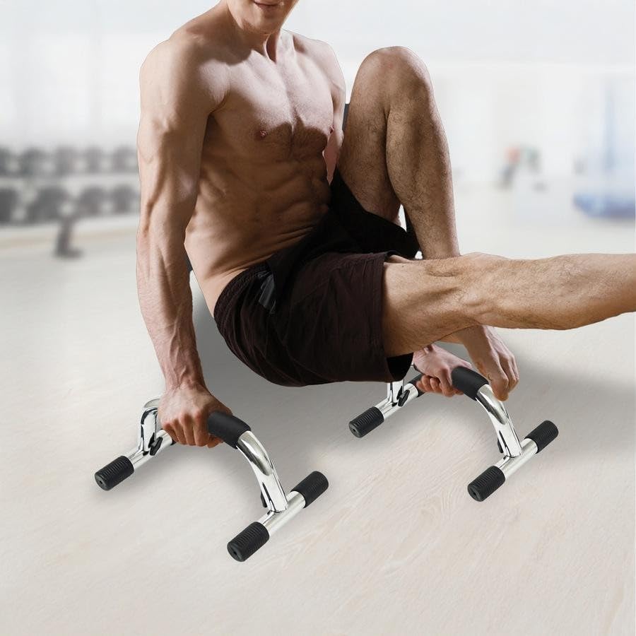 حامل بوش اب احترافي Push Up Bars – جهاز تمارين الضغط لتقوية الصدر والذراع – مقابض رياضية مانعة للانزلاق – تصميم فولاذ قوي للتمارين المنزلية والجيم