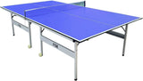 طاولة تنس طاولة قابلة للطي احترافية مقاس كامل 274 × 152.5 سم – Ping Pong Table قابلة للحركة والتخزين بعجلات – سطح لعب أزرق مقاوم للخدش – مناسبة للمنازل والأندية والمدارس