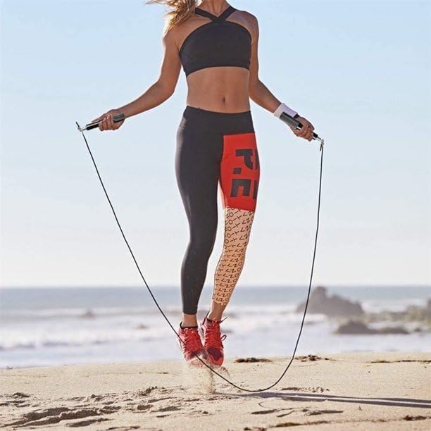 SportQ Speed Jump Rope – Adjustable Steel Wire with Light Aluminum Handles | Ideal for Crossfit, Boxing & Cardio Workouts | Suitable for Men and Women – Multiple Colors ‎SportQ
