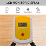 عجلة سبيننج مغناطيسية احترافية للمنازل – دراجة ثابتة بثماني مستويات مقاومة – شاشة LCD لقياس الوقت والسعرات – مقعد قابل للتعديل – مزودة بعجلات للحركة – جهاز كارديو لحرق الدهون