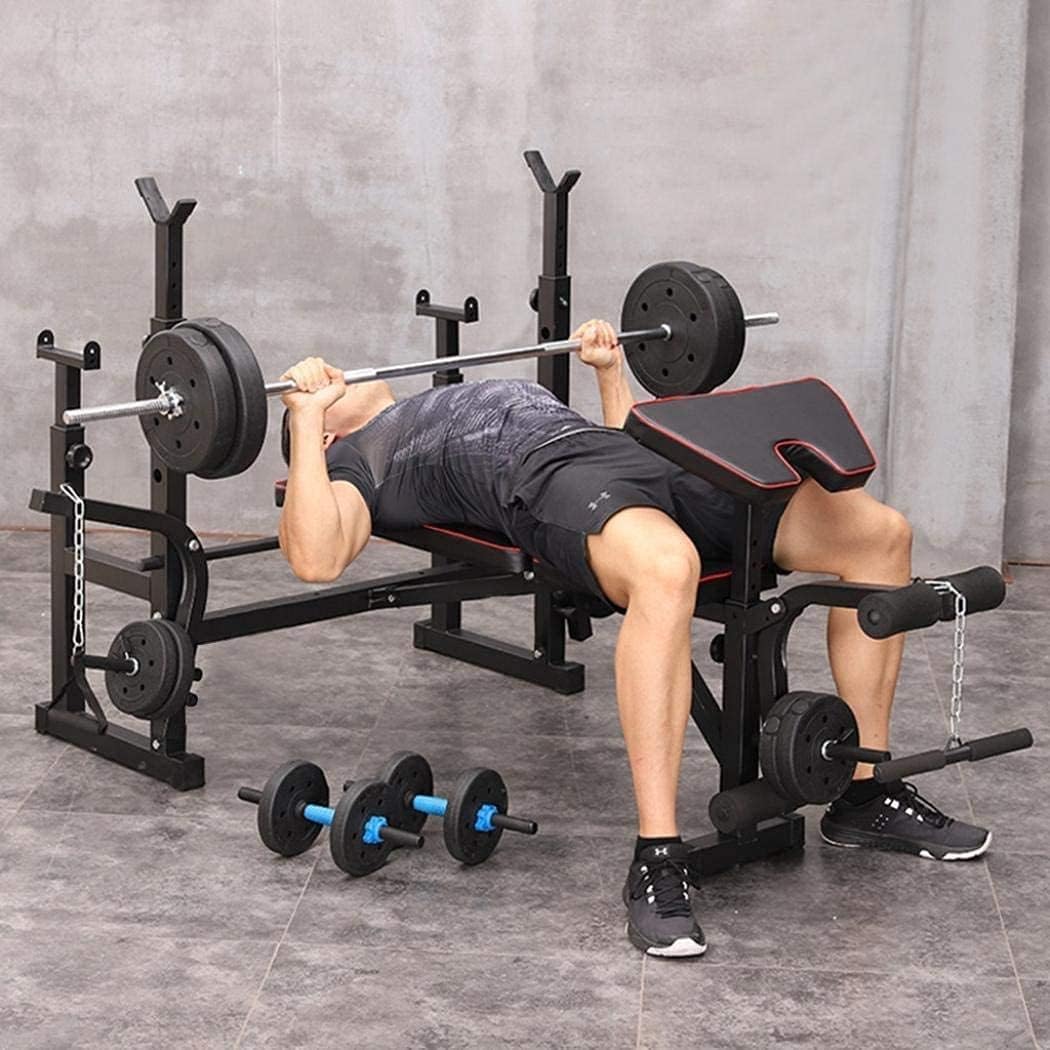 SportQ️ Home Gym Machine for Multi-Use Workout - Adjustable Bench for Chest and Pull Ups, Arms, Legs and Back, for Home Gym All in Your Home 350kg ‎SportQ