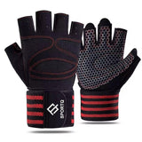 SportQ® Workout Gloves Weight Lifting Gloves with Wrist Wraps for Gym Training Support, Fitness, Hanging & Pull Ups, Breathable, Full Palm Protection SportQ