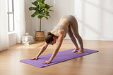 TPE Premium SportQ Non Slip Yoga Mat 6mm Thick – Light & Eco-Friendly Yoga Mat with Carrying Bag, Sweat & Water Resistant for Home Workout, Gym, Pilates, Yoga, Abdominal Workouts 183x61cm SportQ