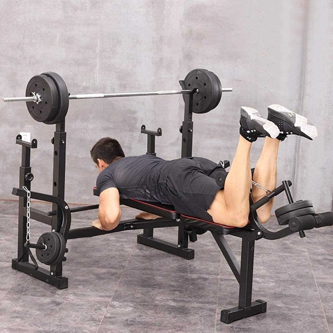 SportQ️ Home Gym Machine for Multi-Use Workout - Adjustable Bench for Chest and Pull Ups, Arms, Legs and Back, for Home Gym All in Your Home 350kg ‎SportQ