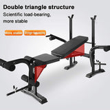 Multifunctional Weight Bench & Bench for Workout – Adjustable Exercise Bench for Home Gym, Chest Shoulder Legs Bodybuilding Workout (Without Barbell & Barbell) ‎SportQ