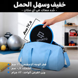 أقراص انزلاق للتمارين الرياضية زوج قطعتين، سلايدر لتمارين البطن والكور والأرجل والذراعين، وجهين للاستخدام على الأرضيات والسجاد، خفيفة وسهلة الحمل