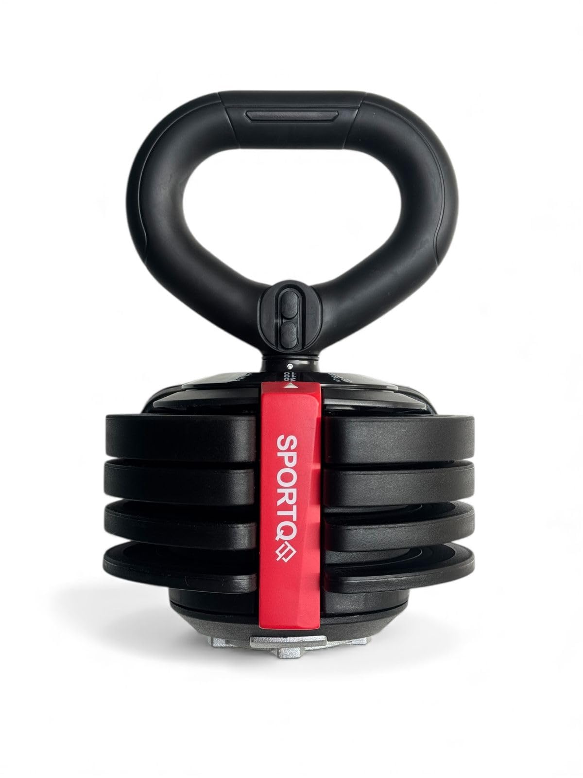 SportQ 24 Kg 3 in 1 Multifunctional Dumbbell Set - Kettlebell - Single Dumbbell Barbell - 12 Adjustable Weight Settings - Fitness Connecting Bar SportQ