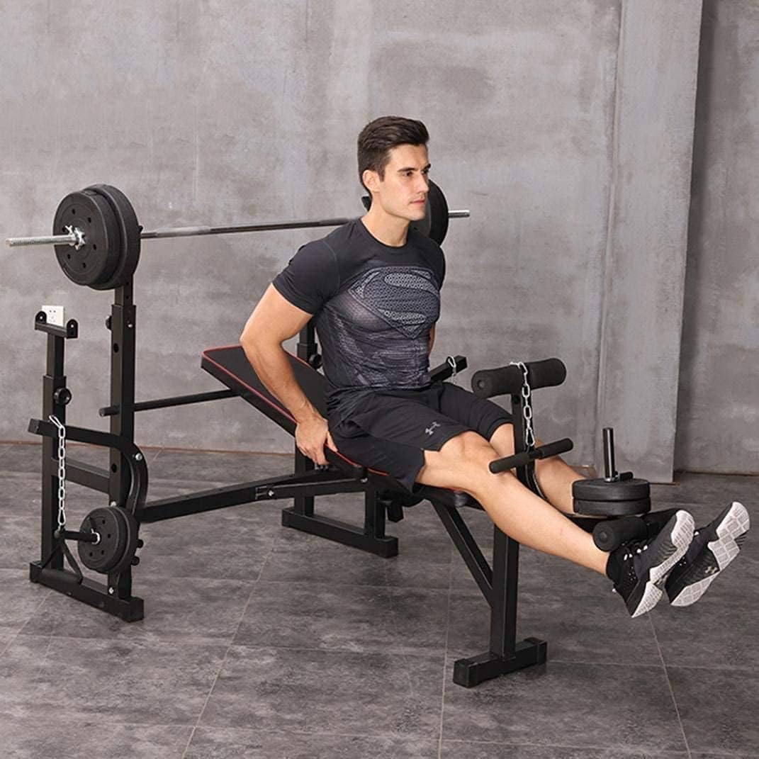 SportQ️ Home Gym Machine for Multi-Use Workout - Adjustable Bench for Chest and Pull Ups, Arms, Legs and Back, for Home Gym All in Your Home 350kg ‎SportQ