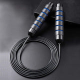 SportQ Master Your Cardio Premium Quality Tangle-Free Skipping Rope for Men, Women and Kids Adjustable Fitness Exercise with Anti-Slip Foam Handles ‎SportQ