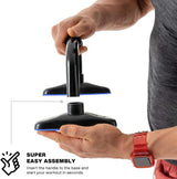 بوش اب بار احترافي Push Up Bars – حامل تمارين الضغط بتصميم مريح لليد – قاعدة عريضة مانعة للانزلاق – تقوية الصدر والذراع – مناسب للتمارين المنزلية والجيم