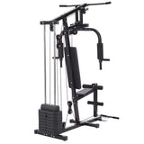 SportQ Multifunctional Home Gym | All-Inclusive Exercise Station for Chest, Back, Arms and Legs with Built-in Weights and Powerful Pulley System – Complete Fitness Machine for Home 100 lbs SportQ