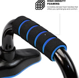 بوش اب بار احترافي Push Up Bars – حامل تمارين الضغط بتصميم مريح لليد – قاعدة عريضة مانعة للانزلاق – تقوية الصدر والذراع – مناسب للتمارين المنزلية والجيم