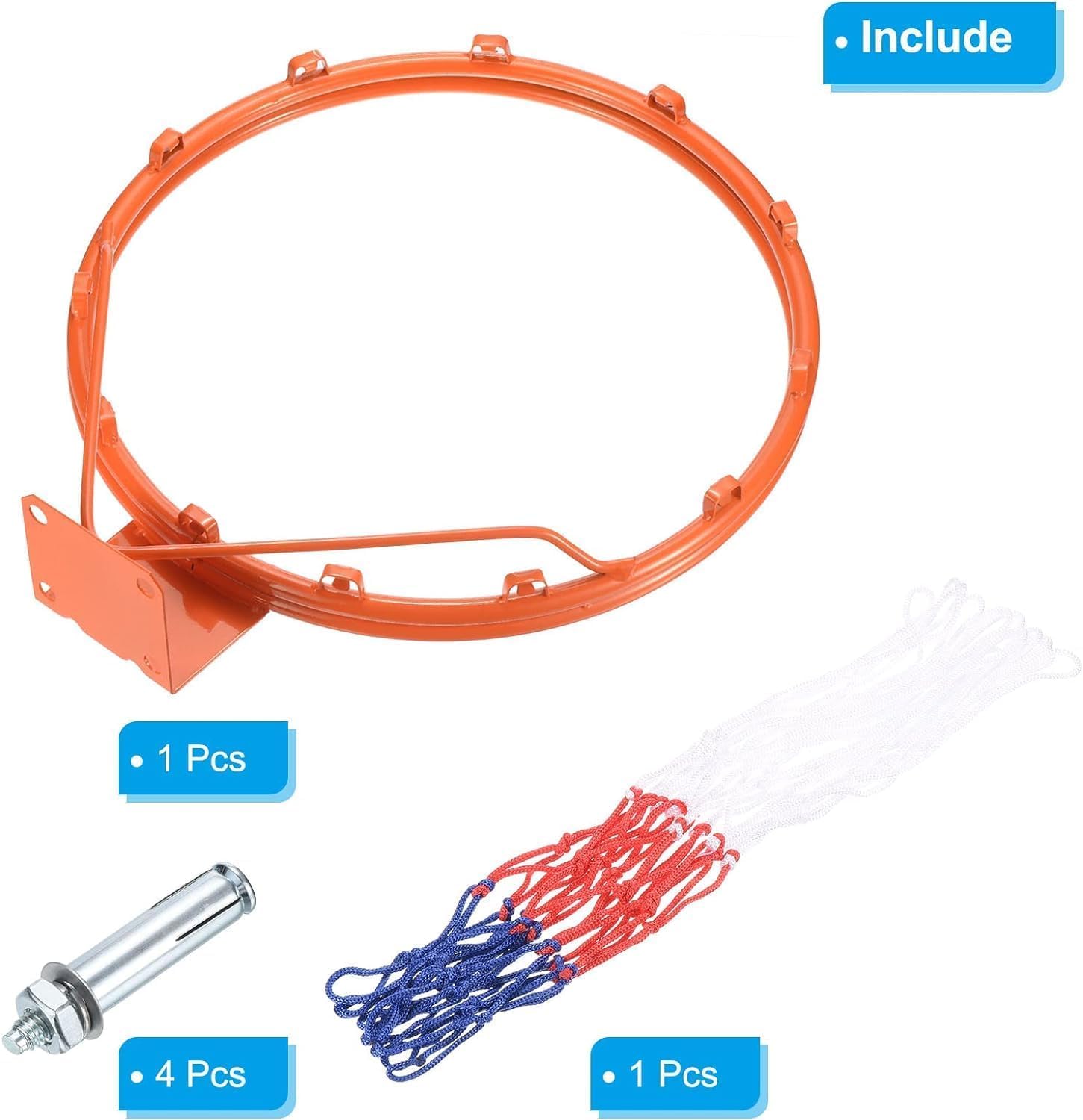 SportQWall Mounted Basketball Hoop, Double Design for Extra Endurance for Indoor & Outdoor, Elevate Your Performance with Double Professional Basketball Hoop, 45 cm SportQ