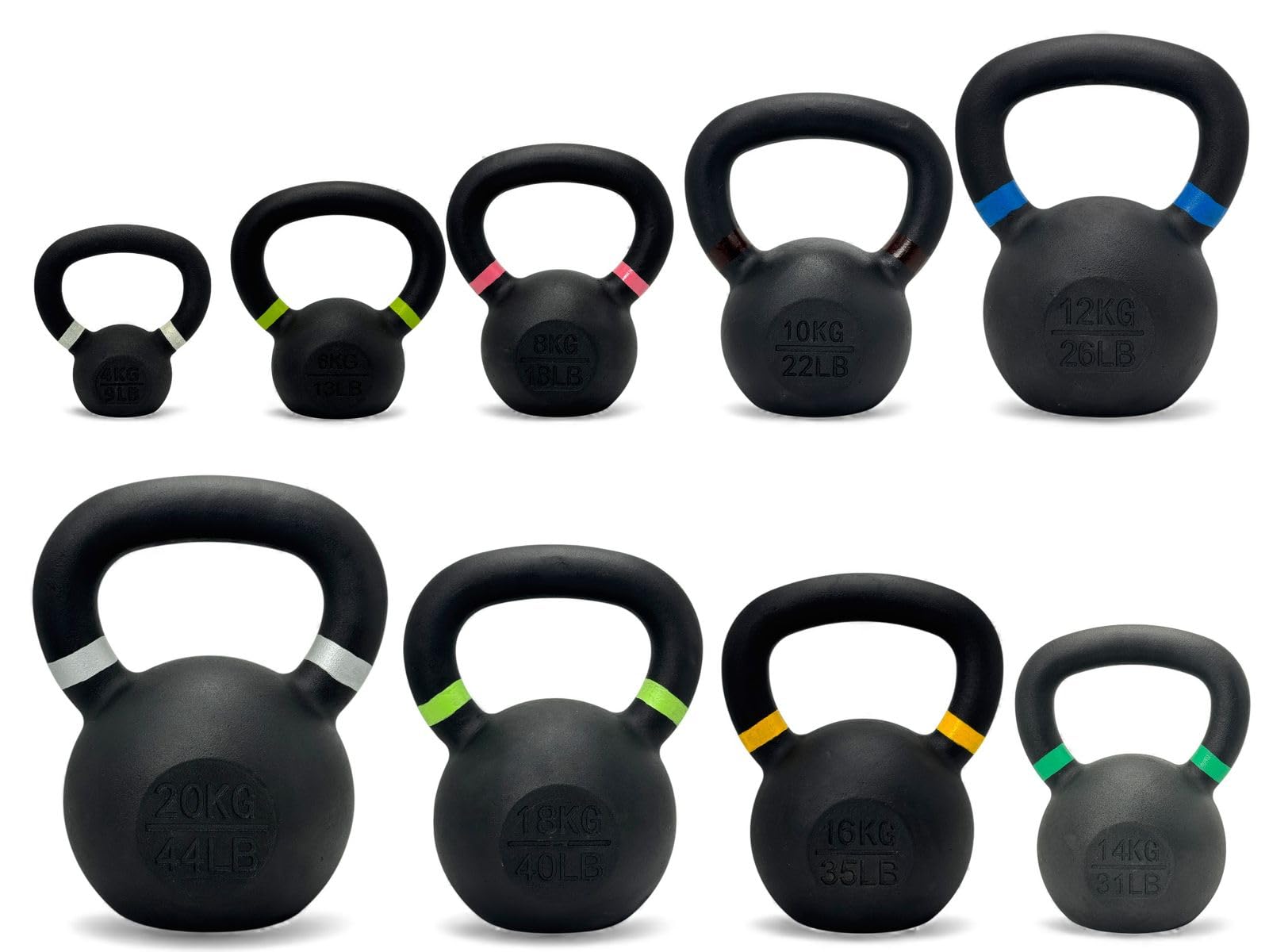 SportQ Kettlebell Stainless Steel All-In-One Squat, Strength, Cardio, Fat Burning Indoor & Indoor Gym Training Tool SportQ