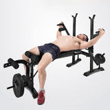 Multifunctional Weight Bench & Bench for Workout – Adjustable Exercise Bench for Home Gym, Chest Shoulder Legs Bodybuilding Workout (Without Barbell & Barbell) ‎SportQ