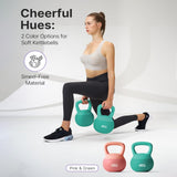 SportQ Soft Kettlebell – Safe Training Kettlebell Covered with Non-Slip Coating | Wide Palm Grip & Sand Pad for Shock Absorption for Strength Training and Fat Burning (2kg to 10kg) ‎SportQ