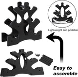 SportQ 3-Tier Dumbbell Storage Rack – Light & Sturdy Hand Weight Stand, Stable & Easy Assembly, Suitable for Home & Gym – Heavy Duty Reinforced Plastic (No Dumbbells) ‎SportQ