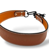 Premium Quality Leather Parallel Belt Designed for Maximum Weight Bearing – Heavy Weight Support for Chin-Ups, Dips, Calistinex – Adjustable Chain for Weights up to 100kg / 220lbs SportQ
