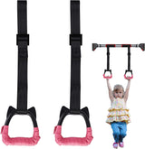 SportQ Gymnastics Rings for Kids, Pull Up Rings for Indoor Gym Ring Exercise, Gymnastics Rings for Kids with Adjustable Straps, Load 100kg ‎SportQ