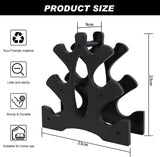 SportQ 3-Tier Dumbbell Storage Rack – Light & Sturdy Hand Weight Stand, Stable & Easy Assembly, Suitable for Home & Gym – Heavy Duty Reinforced Plastic (No Dumbbells) ‎SportQ