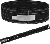 Weightlifting Belt for Men and Women 10mm Thick Leather IPF Weight Lifting Belt Ideal for Gym Belts, Training, Weightlifting, Bodybuilding, Squats, Deadlifts ‎SportQ
