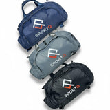 SportQ Multifunctional Sports Bag – Gym & Travel Bag, Lightweight and Practical Large Size for Carrying Clothes, Shoes & Accessories – Your Perfect Friend for Workouts and Trips (Grey) SportQ