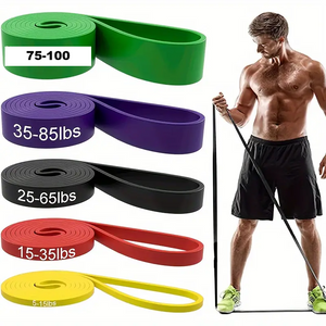 اللتميت باور حزام مقاومة بريميوم من اللاتكس  لتمارين الاحماء وتمدد العضلات وبناء القوة لصالة الالعاب الرياضية وتدريب الرجال والنساء