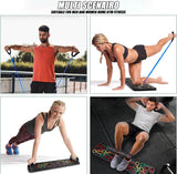 SportQ Push Up Board with Sit Up Stand, Multifunctional Push Up Bar with Resistance Bands, Home Strength Training Equipment, Push Up Handles for Perfect Push-Ups, Home Fitness ‎SportQ