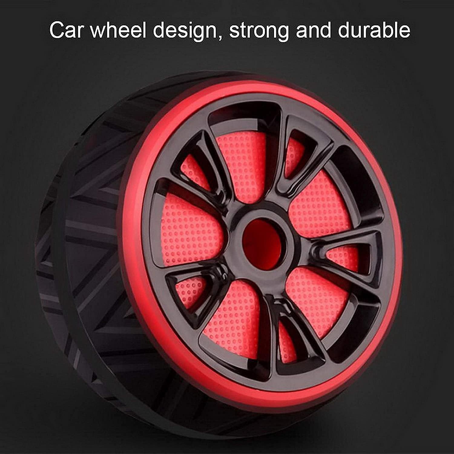 SportQ Abdominal Roller Wheel for Abdominal Muscle Exercise, Core Strength Training, Home Gym Fitness Workout with Knee Pad Accessories ‎SportQ