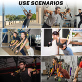 Pro3 Suspension Training Set, Resistance Bands for Full Body Training Levels Indoor and Outdoor Use, Adjustable Straps Up to 500kg, Complete Home Gym Equipment SportQ