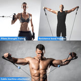 SportQ® Ergonomic Resistance Band Handles – Non-Slip TPE Grip + Heavy-Duty Straps + 2 Hooks+ Carry Bag Visit the Qshop Store