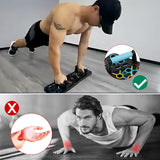 SportQ Multifunctional Folding Push Up Board, Professional Chest Muscle Exercise Equipment with Strength Training Arm, Suitable for Home Gym and Suitable for Both Men and Women ‎SportQ