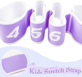 استيك يوجا للتمدد متعدد الحلقات – Yoga Stretch Strap بثماني حلقات لتمارين الإطالة والبيلاتس – حزام تمارين مرونة الجسم واللياقة