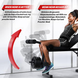 Multifunctional Weight Bench & Bench for Workout – Adjustable Exercise Bench for Home Gym, Chest Shoulder Legs Bodybuilding Workout (Without Barbell & Barbell) ‎SportQ
