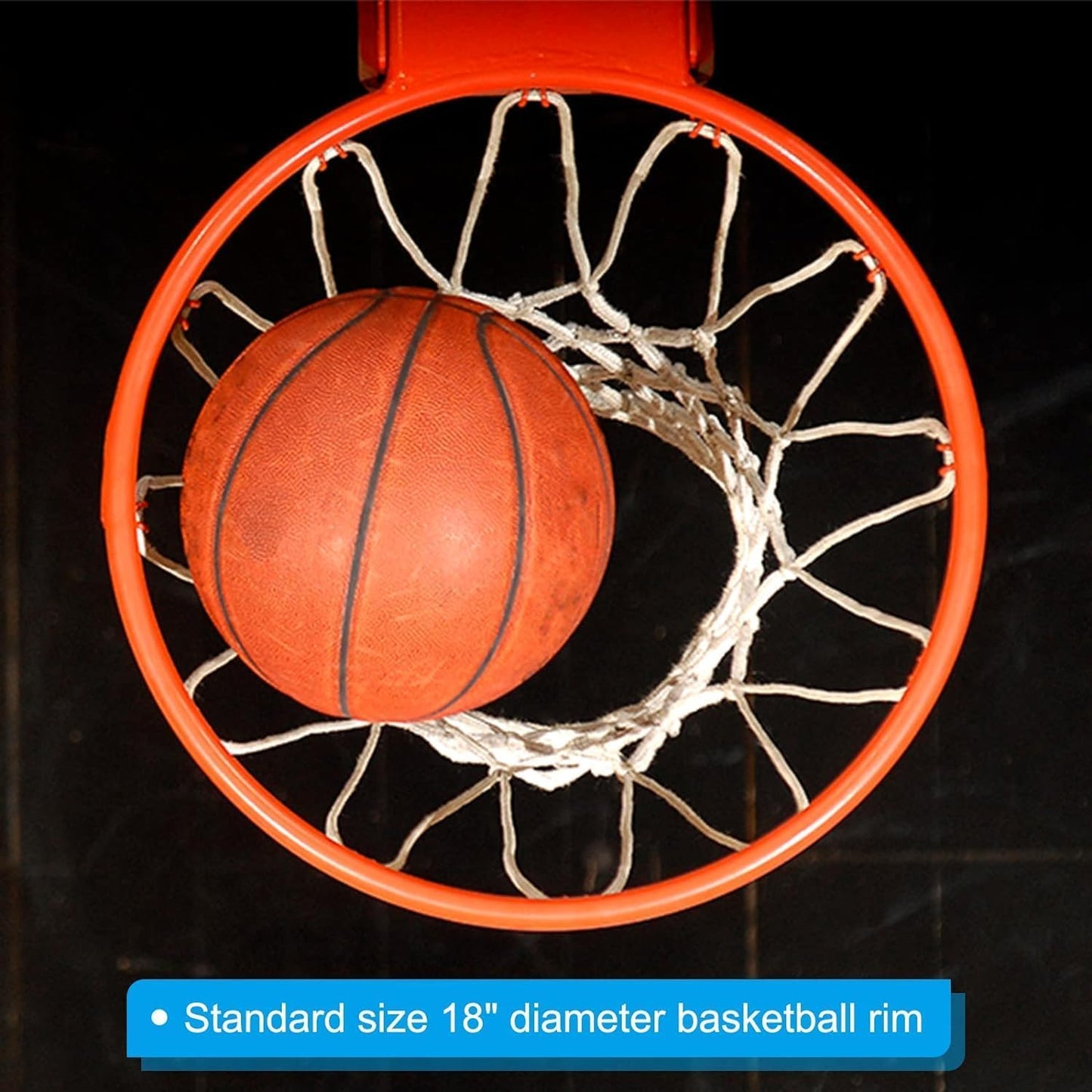 SportQWall Mounted Basketball Hoop, Double Design for Extra Endurance for Indoor & Outdoor, Elevate Your Performance with Double Professional Basketball Hoop, 45 cm SportQ