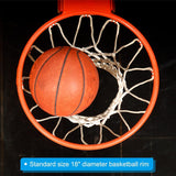 SportQWall Mounted Basketball Hoop, Double Design for Extra Endurance for Indoor & Outdoor, Elevate Your Performance with Double Professional Basketball Hoop, 45 cm SportQ