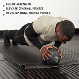 SportQ Premium Dead Bounce Slam Rubber Ball Workout for Strength and Adaptation Training, Core Training, Squats, Lunges, Plyometric Ball with Grooved Surface, Versatile ‎SportQ