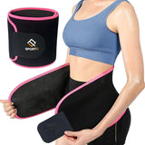 SportQ Slimming Belt for Men & Women Made with Premium Quality Neoprene – Helps Burn Fat & Increase Sweat During Workout – Prevents Odor Clumping After Workout Abdomen & Waist SportQ