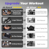 SportQ Multifunctional Pilates Board Foldable Home Gym Abdominal Waist Trainer Strengthening Arms Legs Full Resistance Plate + Handles + Tension Bands Suitable for Women Men Easy Storage ‎SportQ