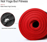 SportQ Yoga Mat Non Slip Eco Friendly NBR Material 10mm Thick High Density Anti-Tear Pilates Mat with Carrying Strap for Yoga, Pilates, Gymnastics - 183cm x 63cm x 1cm ‎SportQ