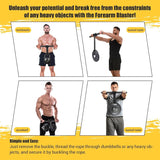 SportQ Forearm & Wrist Strengthener - Metal Roller with Adjustable Nylon Strap to Improve Arm Strength, Wrist & Forearm Exercise, Grip & Flexibility – Suitable for Dumbbells & Weights ‎SportQ